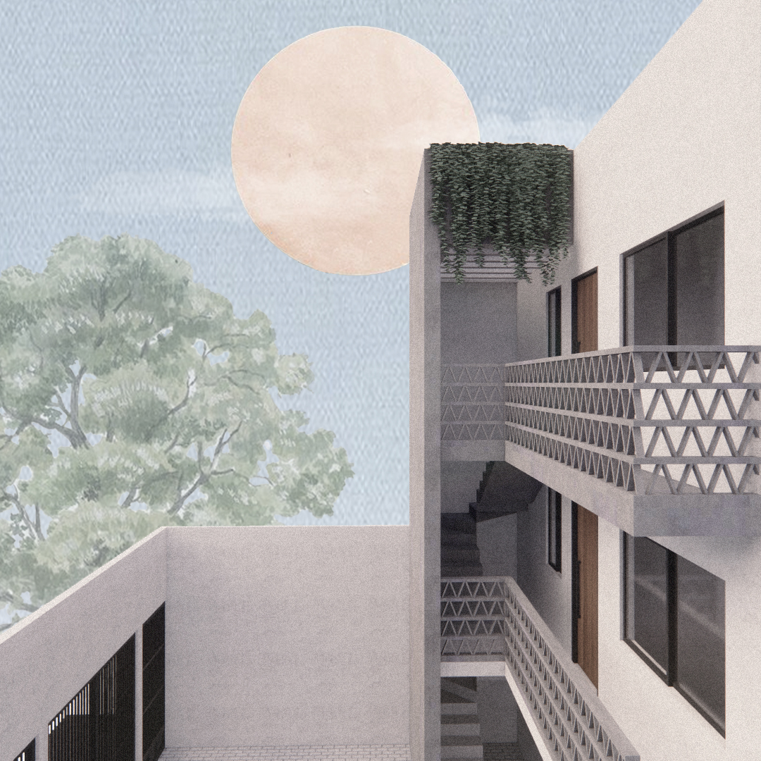 Escaleras Deptos. Huixtoco SM